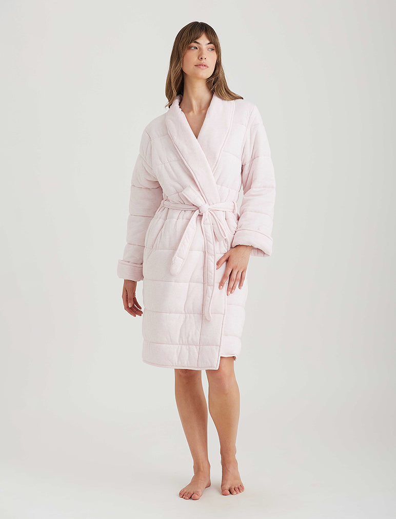 Cuddle Me Dressing Gown - Pearl – Lounge Underwear