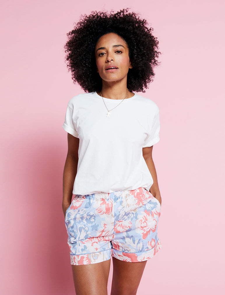 Karen Walker Ornamental Floral Boxer Short Papinelle Sleepwear AU