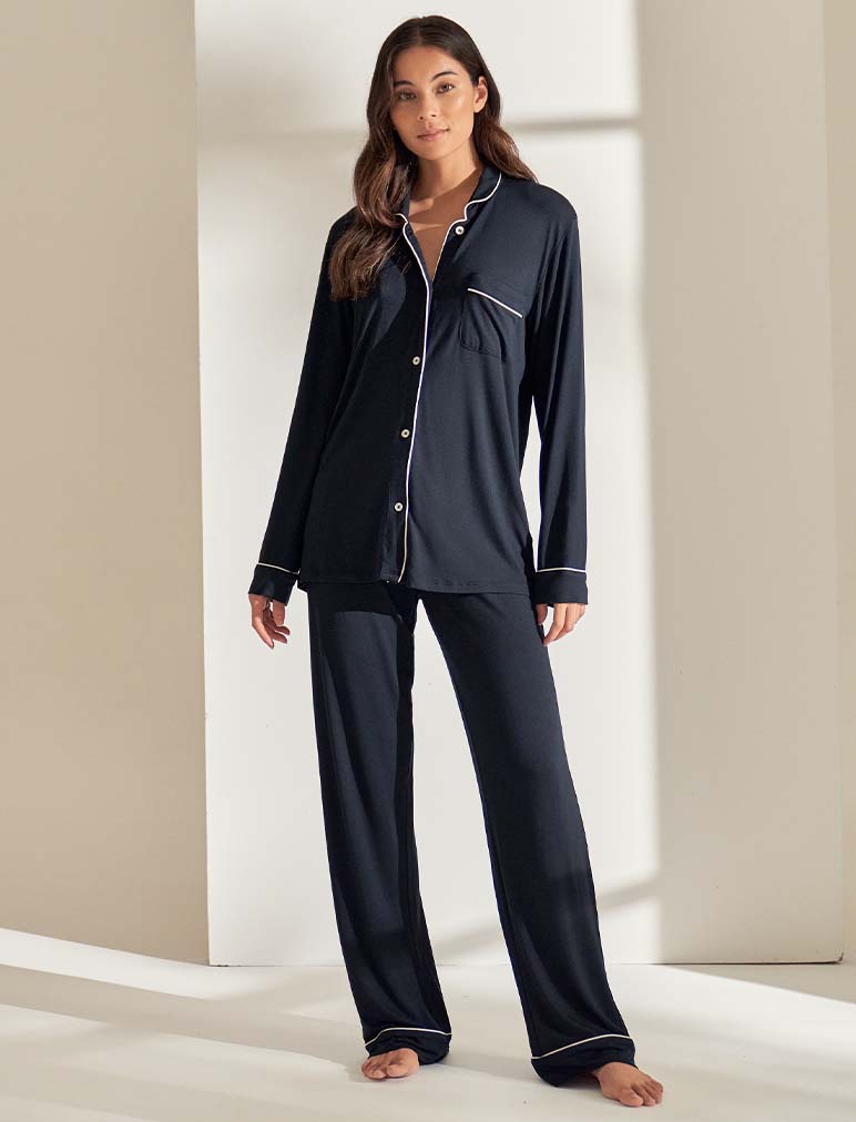 Kate Modal Soft Full Length PJ Set