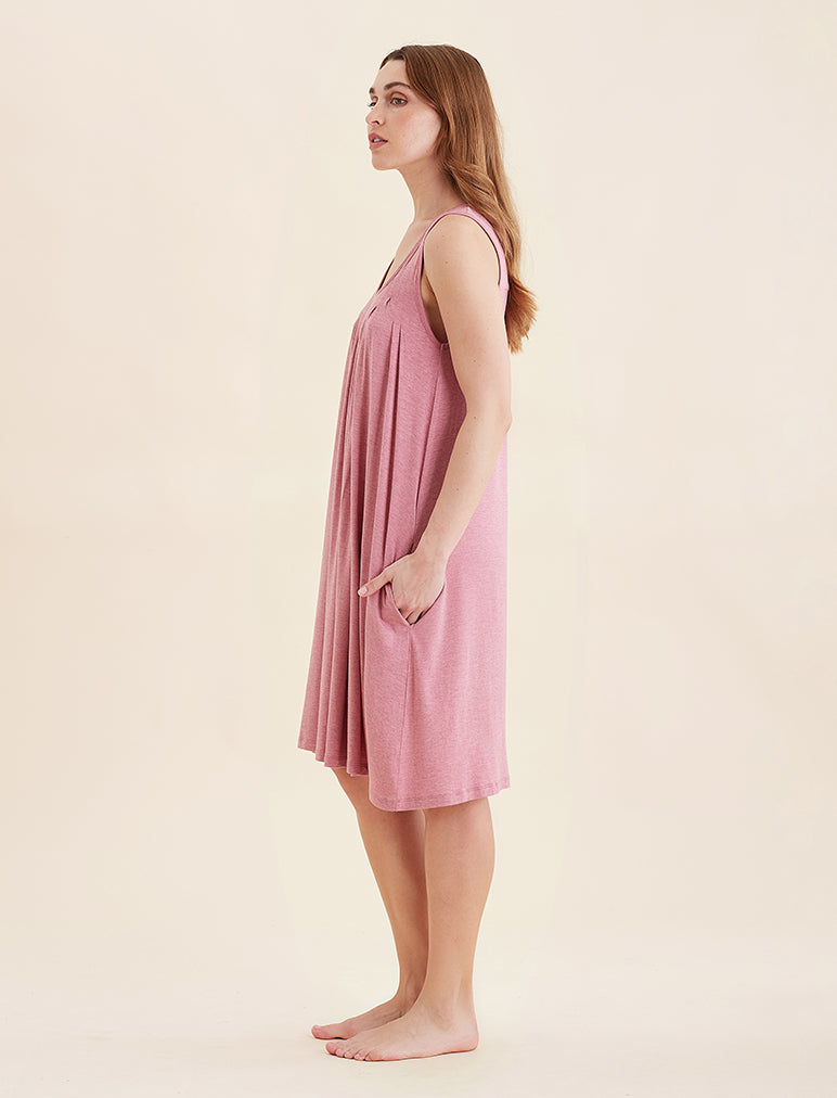 Kate Modal Soft Pleat Front Nightie