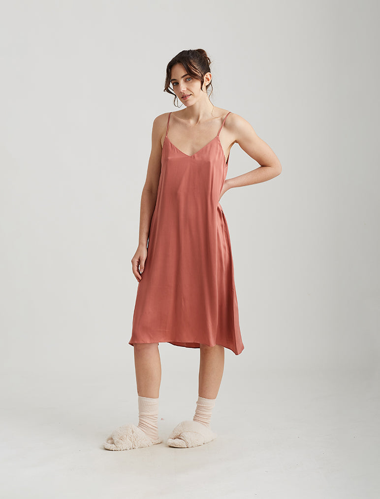 Audrey Washable Silk Slip Nightie