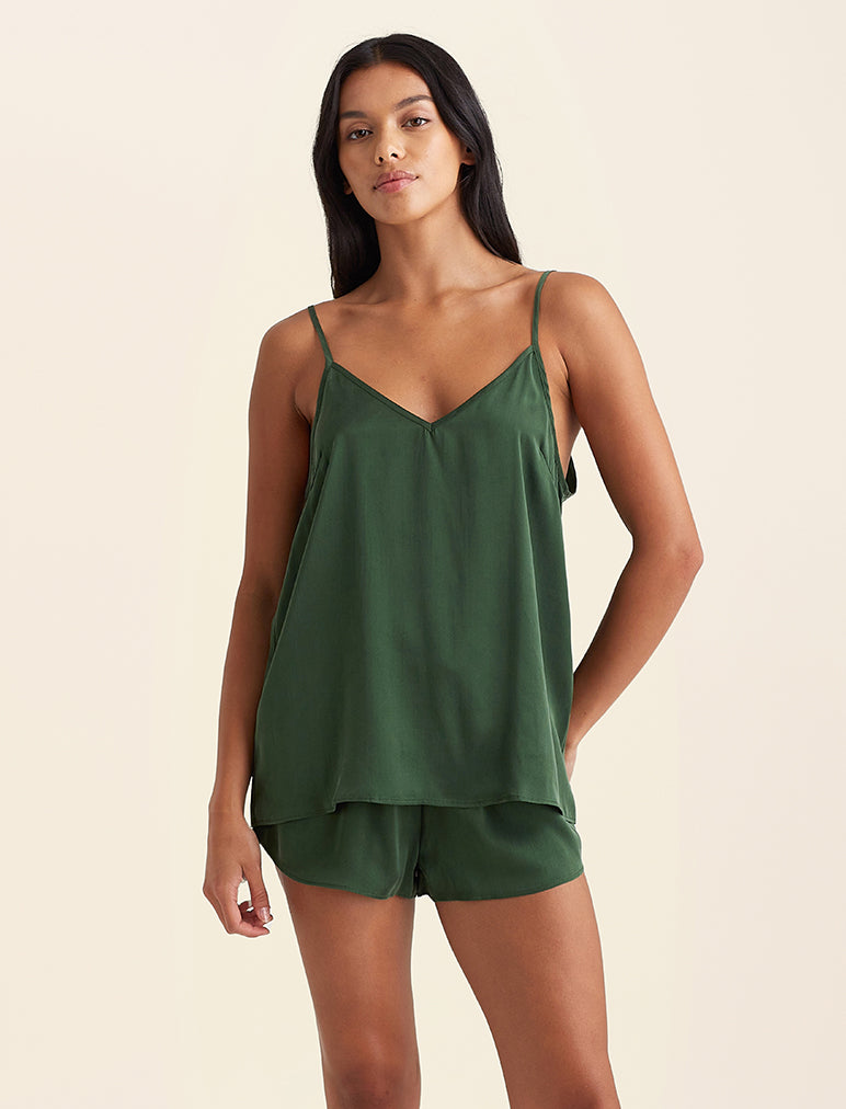 Audrey Mulberry Silk Cami Boxer PJ