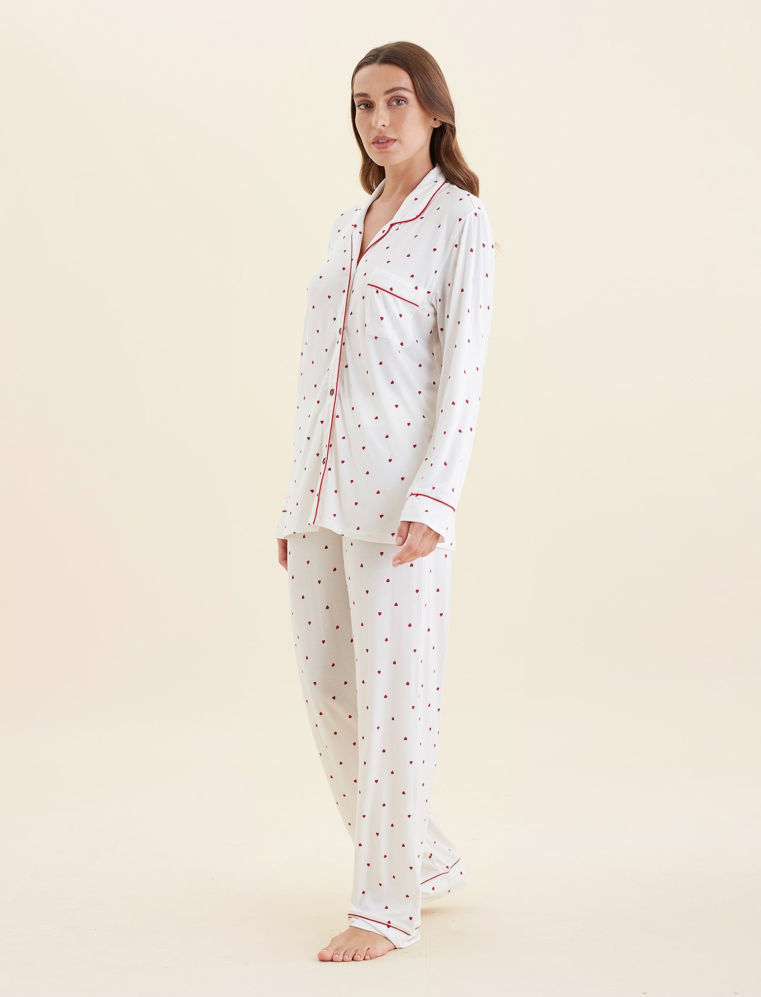 Kate Modal Soft Full Length PJ Set