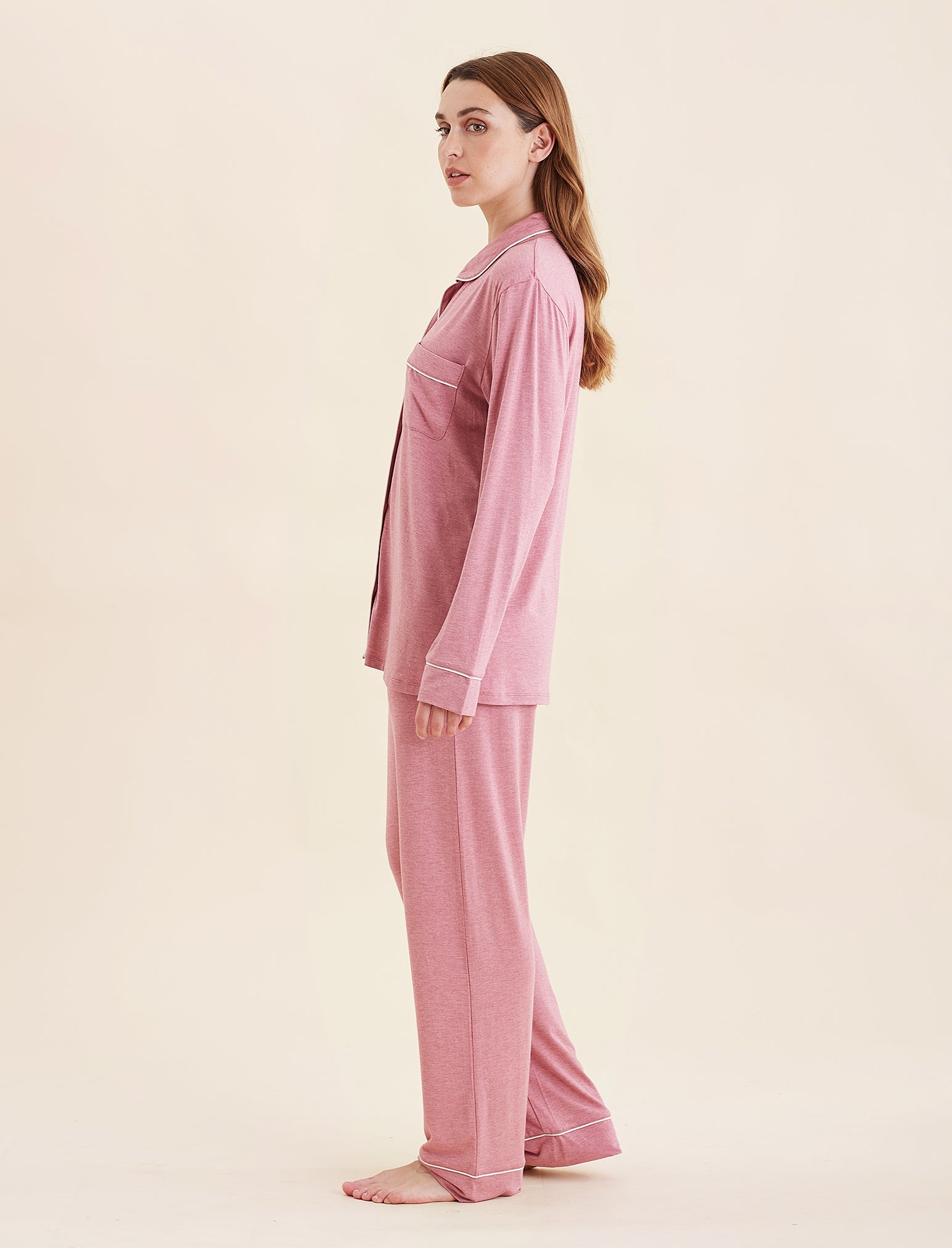 Kate Modal Soft Full Length PJ Set