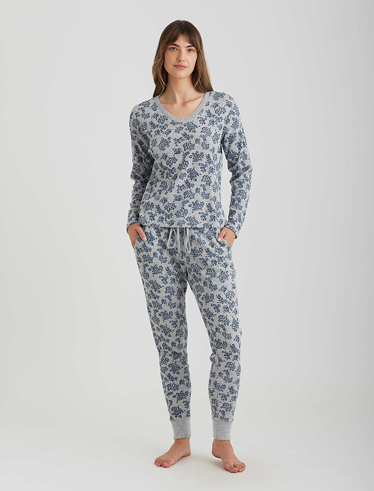 Papinelle waffle weave online pajamas