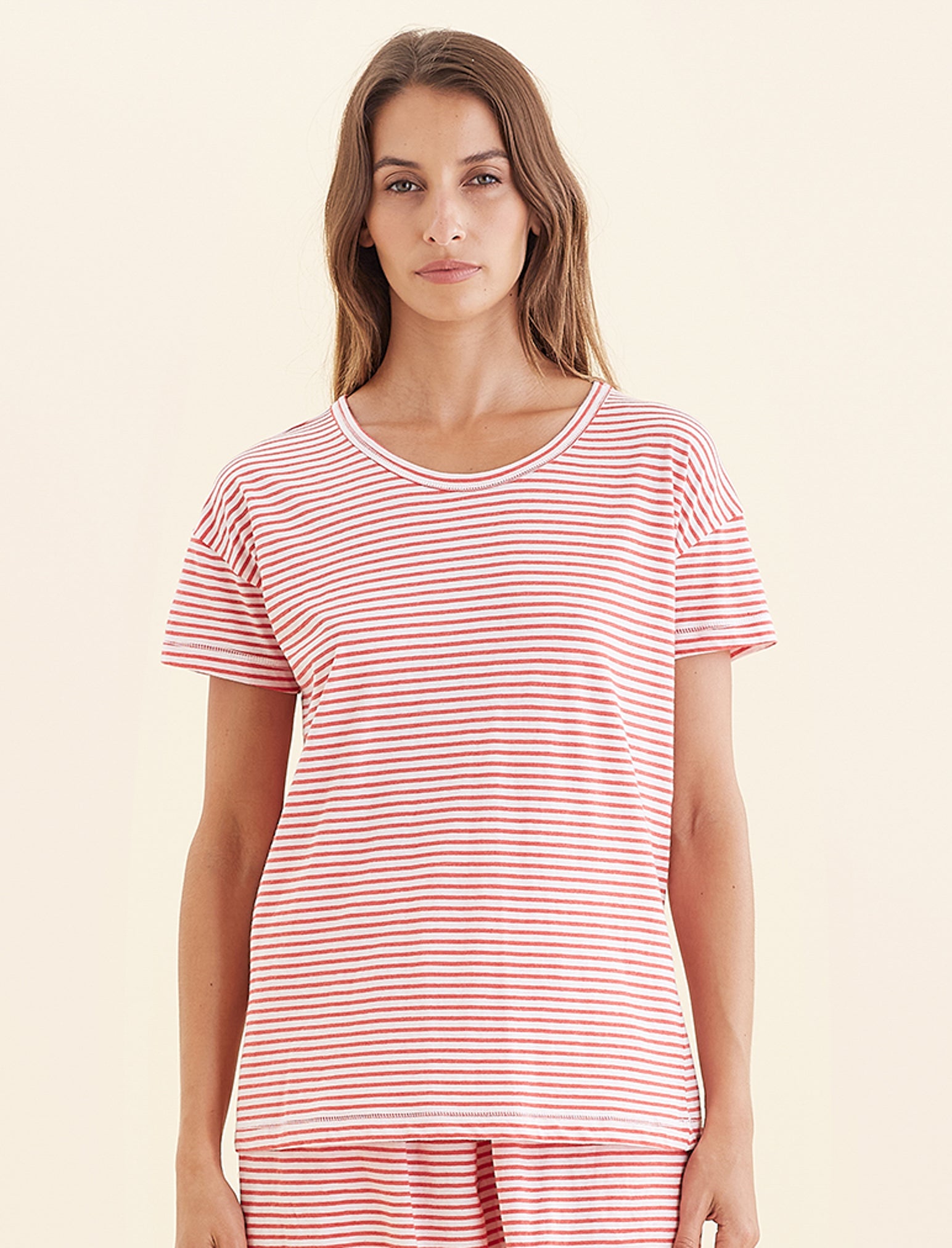 Jada Organic Cotton Knit Tee