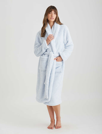 Cosy Plush Mid-Length Robe – Papinelle Sleepwear AU