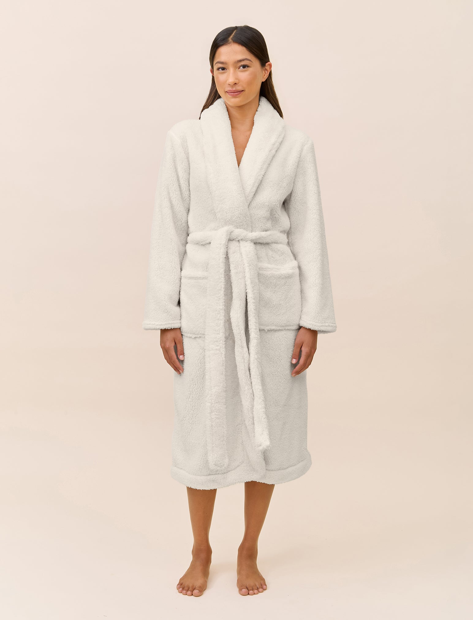 Cosy Plush Mid-Length Robe