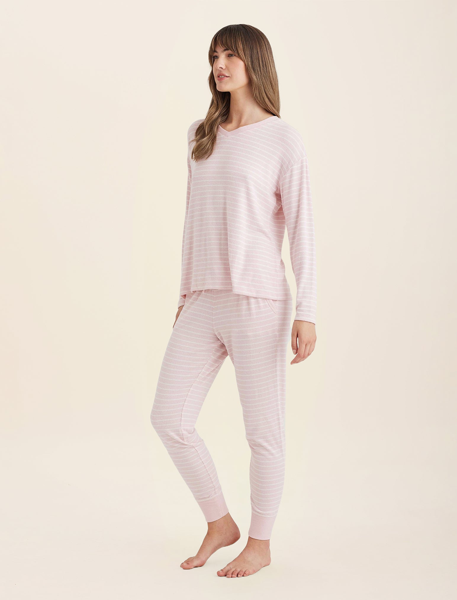 Feather Soft V-Neck Top and Jogger