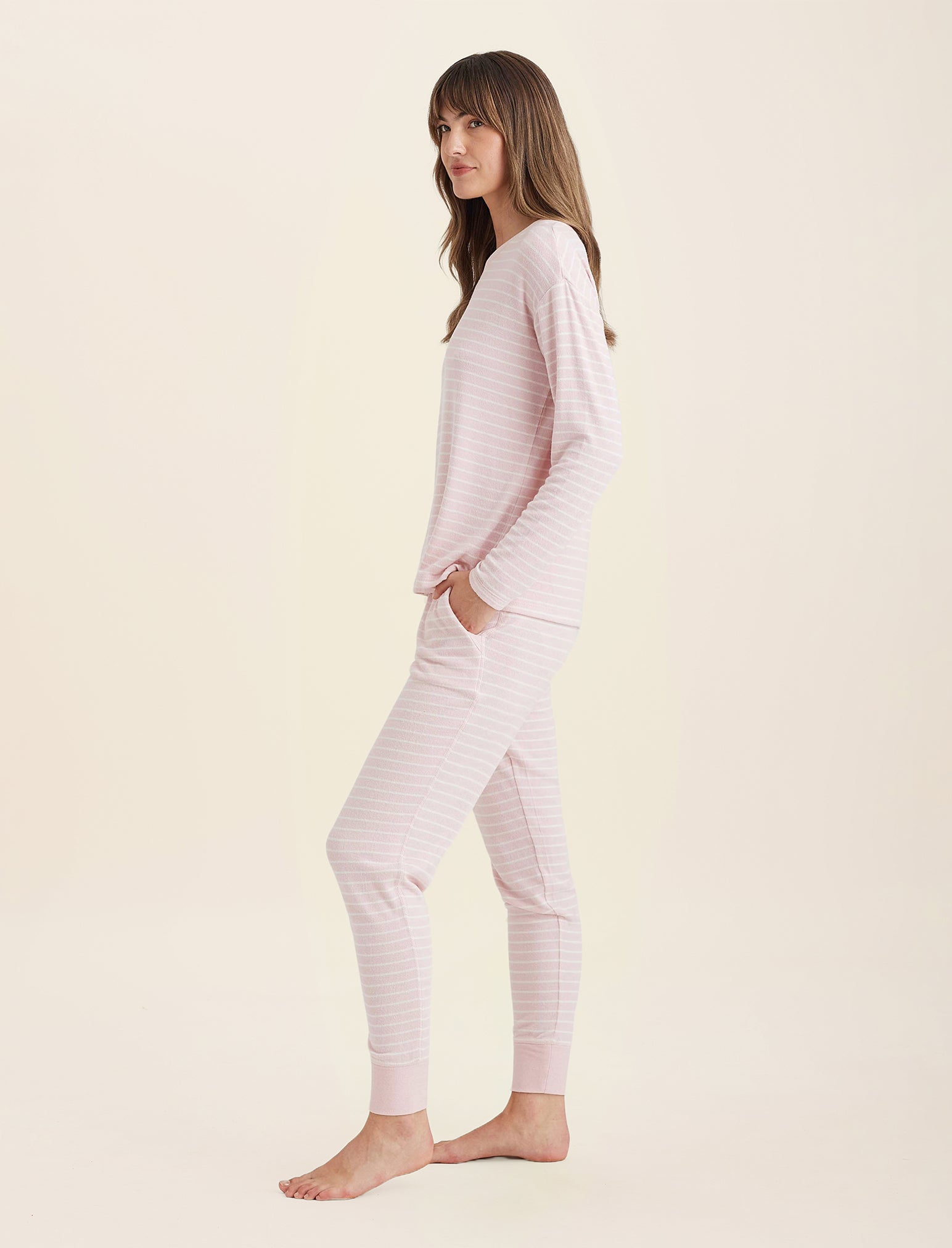 Feather Soft V-Neck Top and Jogger