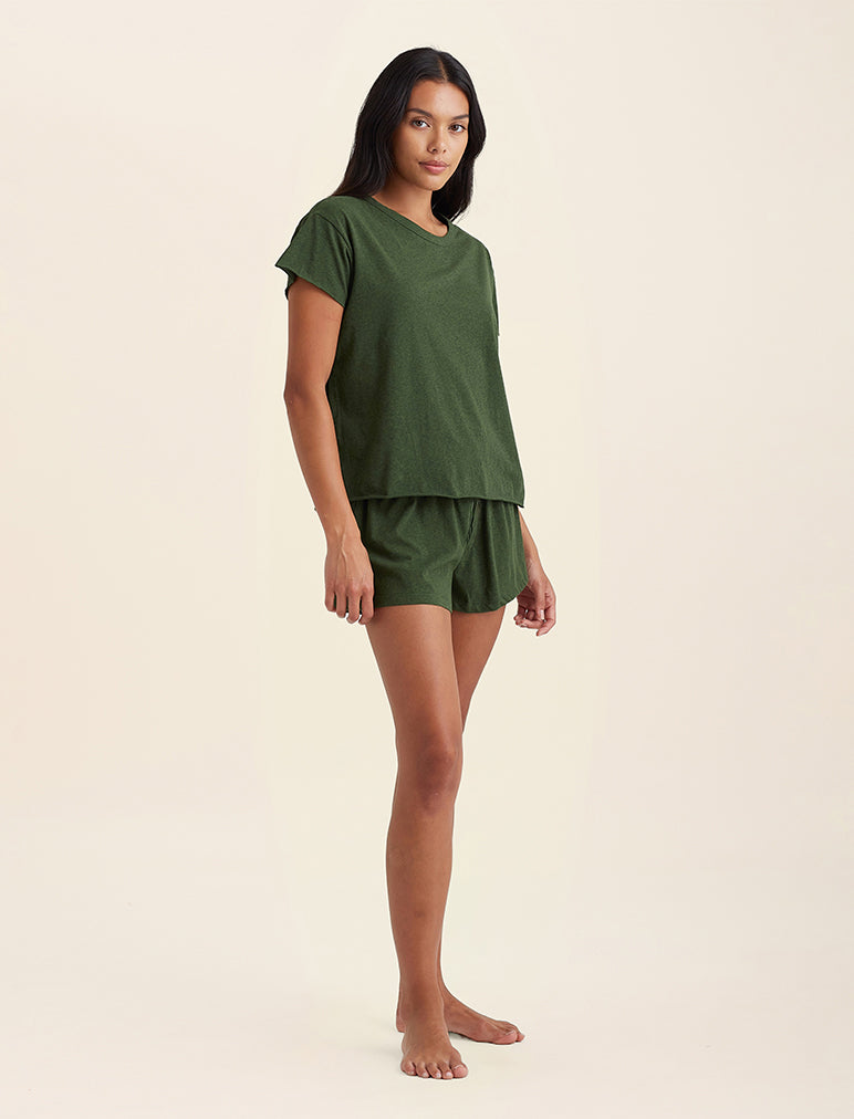 Jada Organic Cotton Knit Boxy Tee