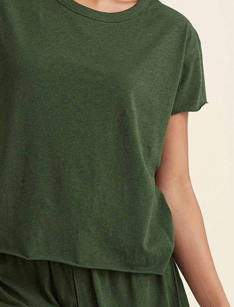 Jada Organic Cotton Knit Boxy Tee