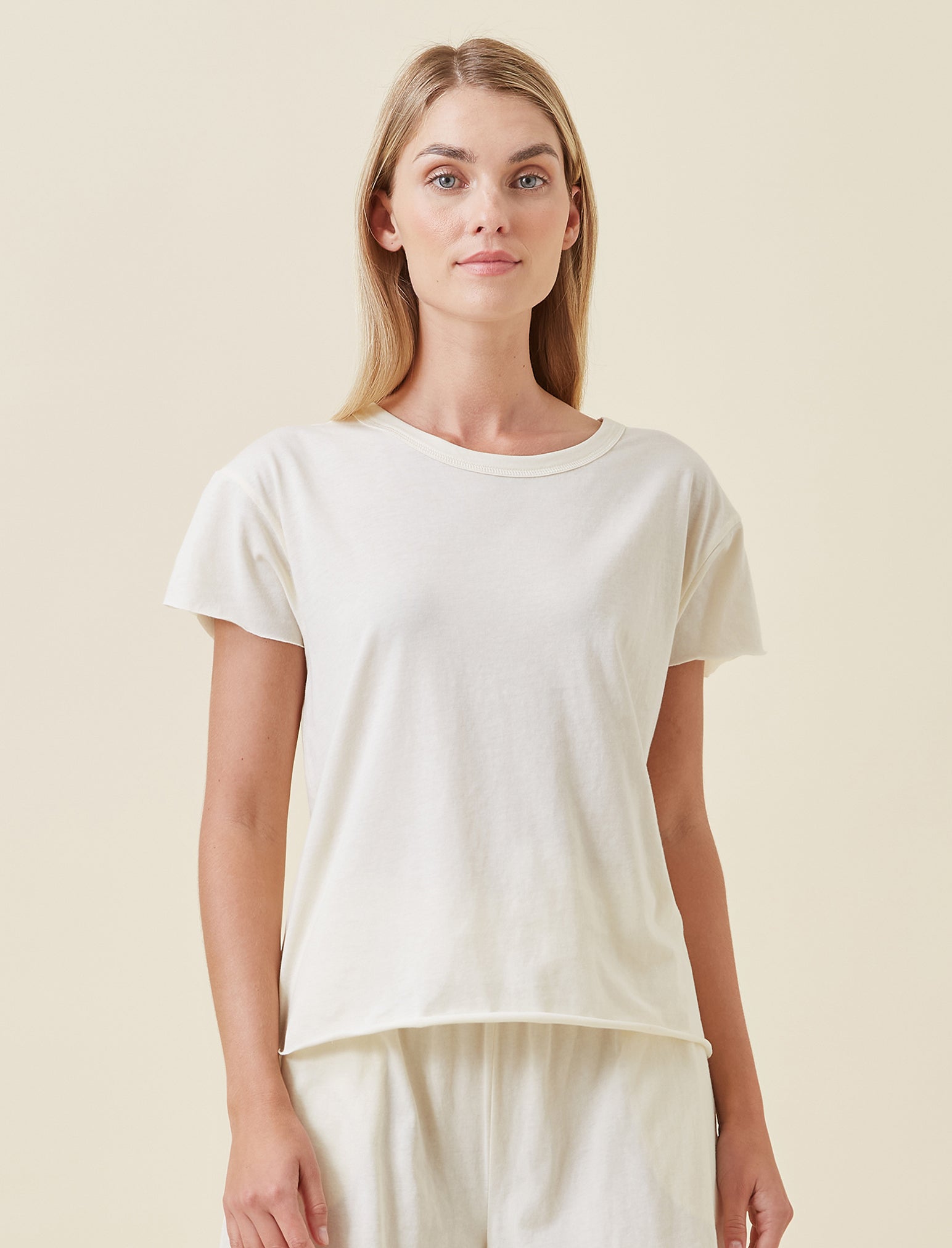 Jada Organic Cotton Knit Boxy Tee