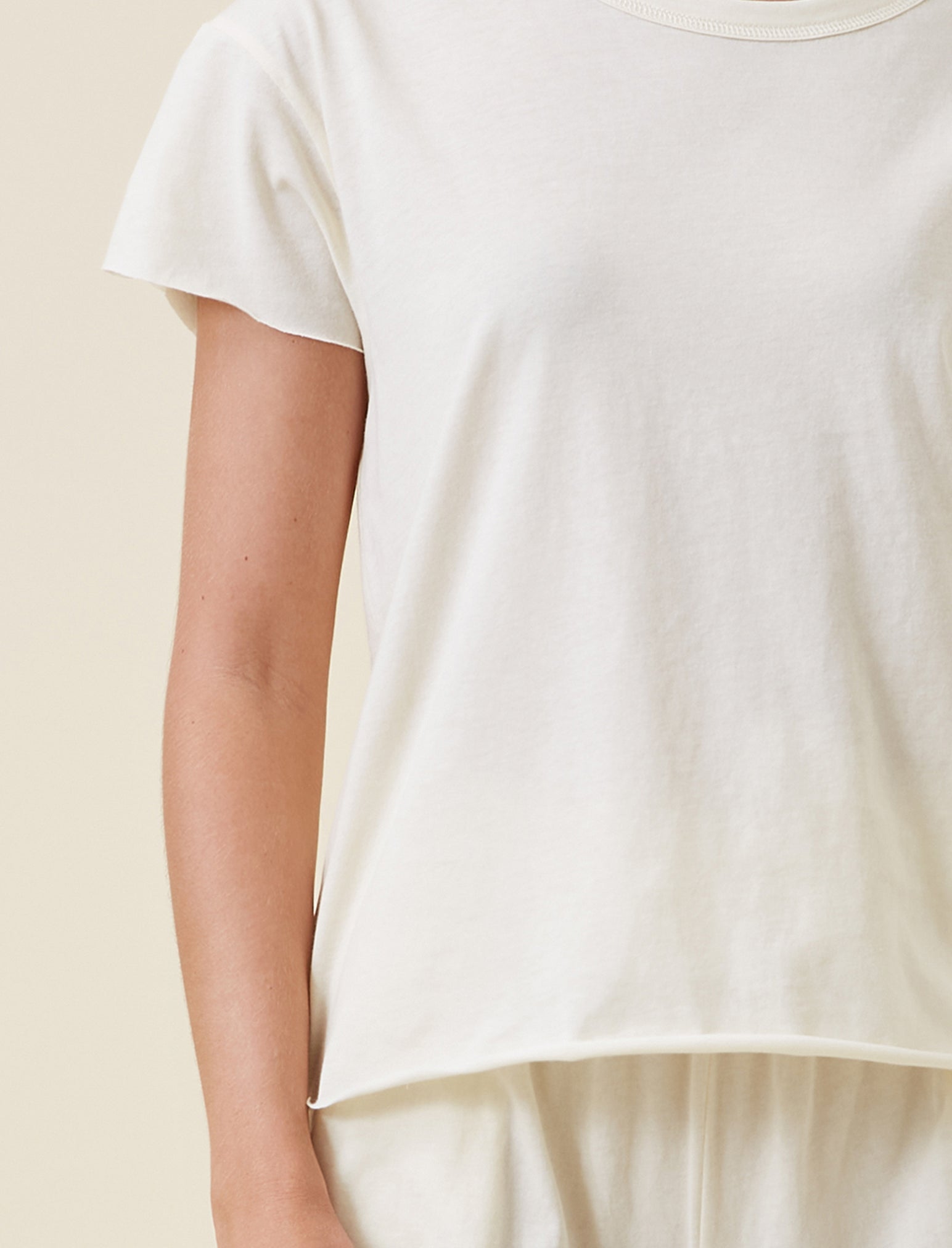 Jada Organic Cotton Knit Boxy Tee