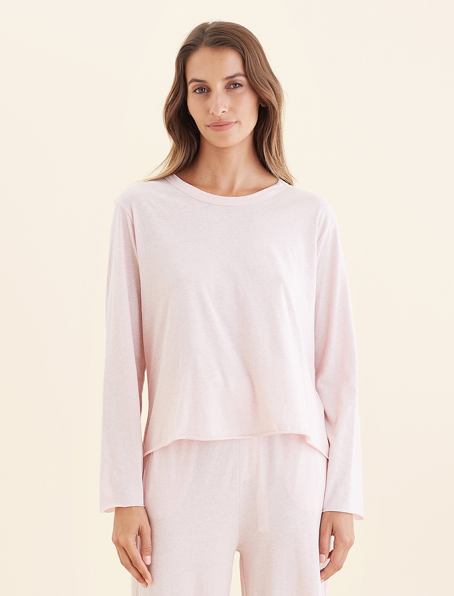 Jada Organic Cotton Boxy Long Sleeve Tee