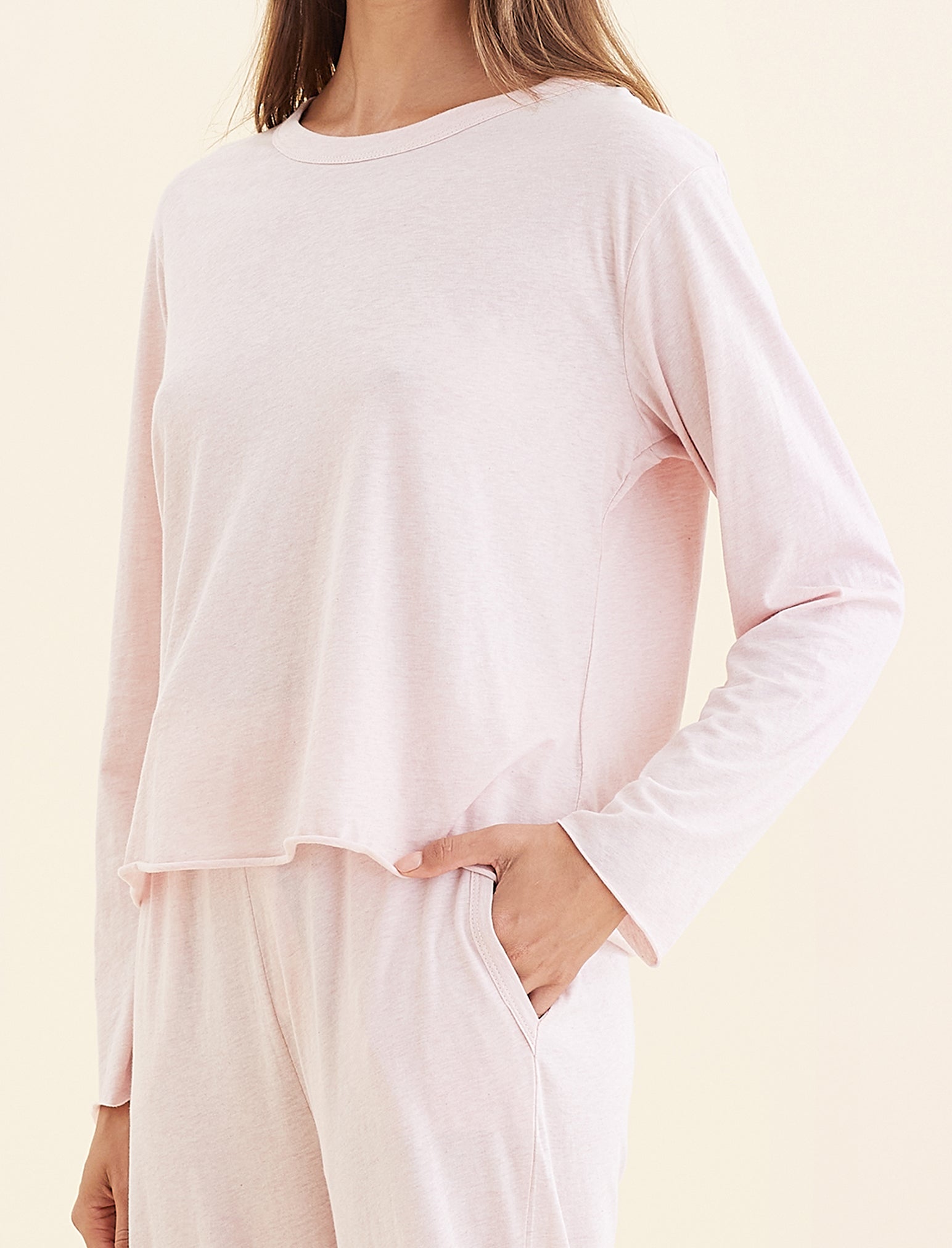 Jada Organic Cotton Boxy Long Sleeve Tee