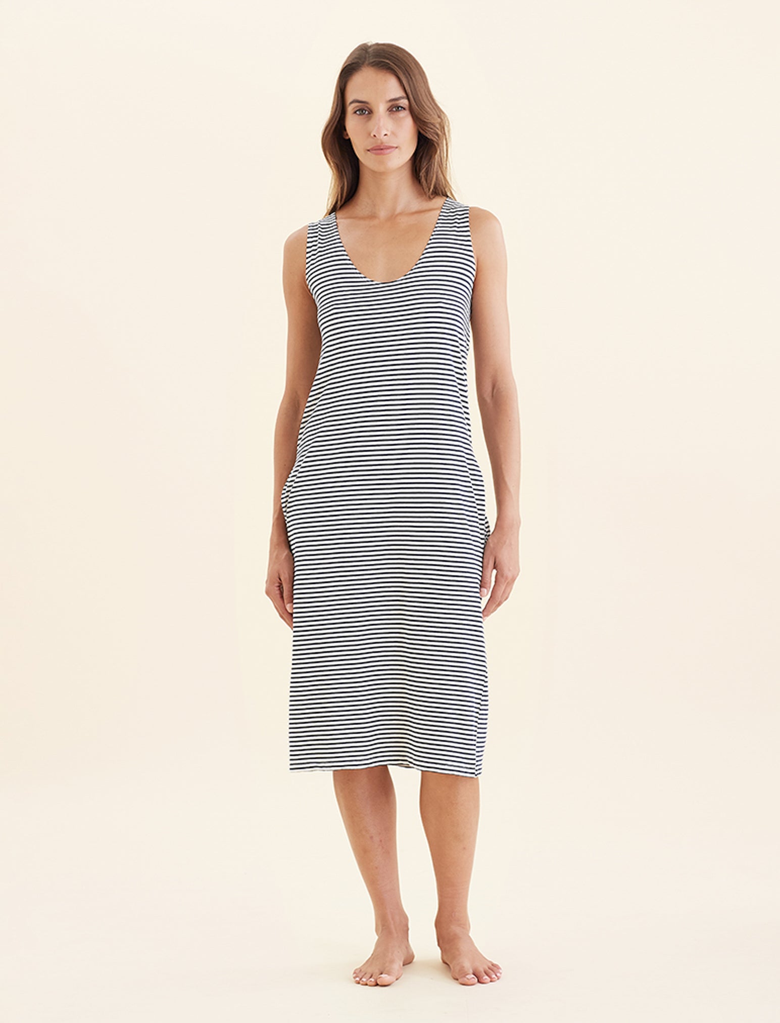 Jada Organic Cotton Knit Midi Nightie