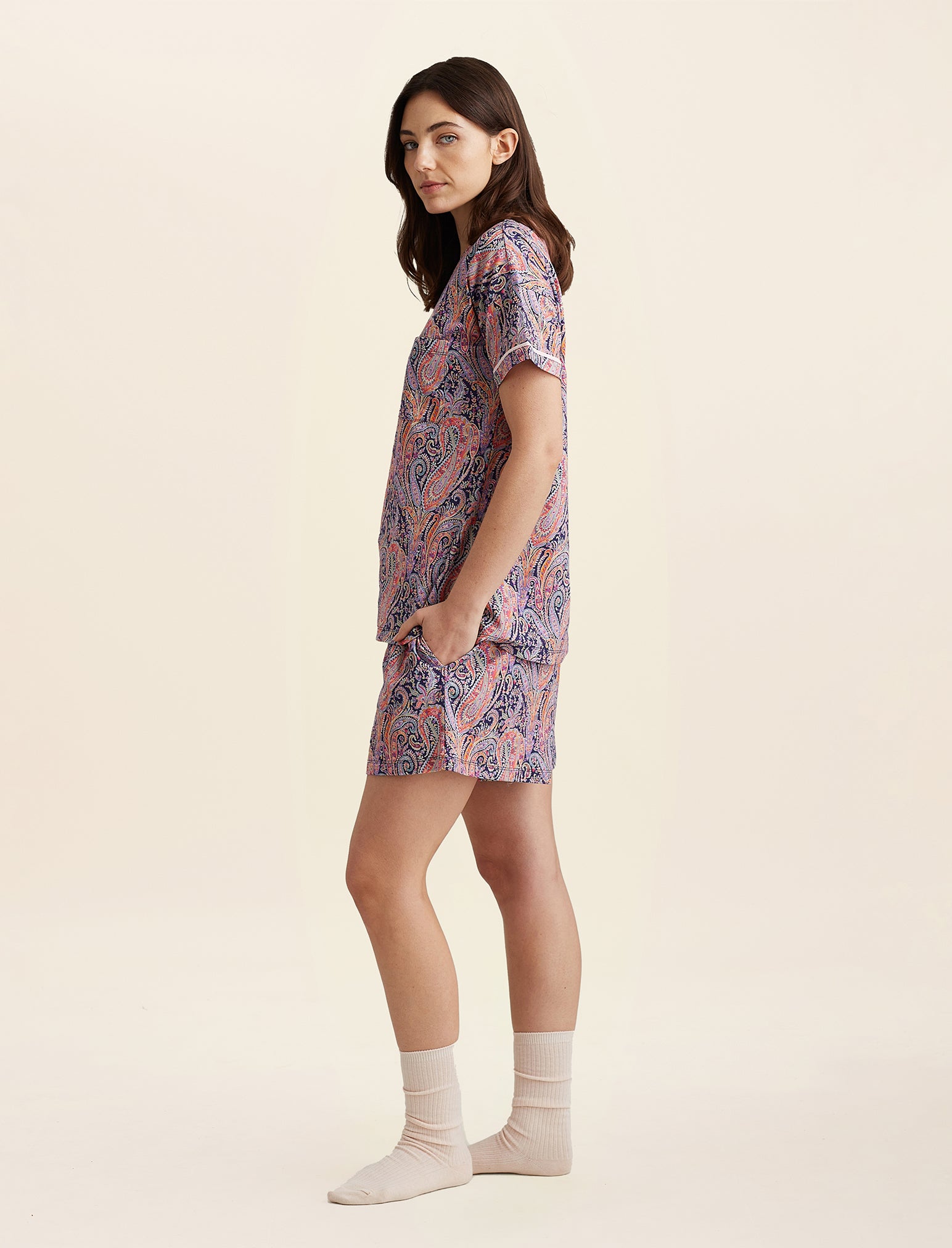 Felix & Isabelle Knit Print Tee