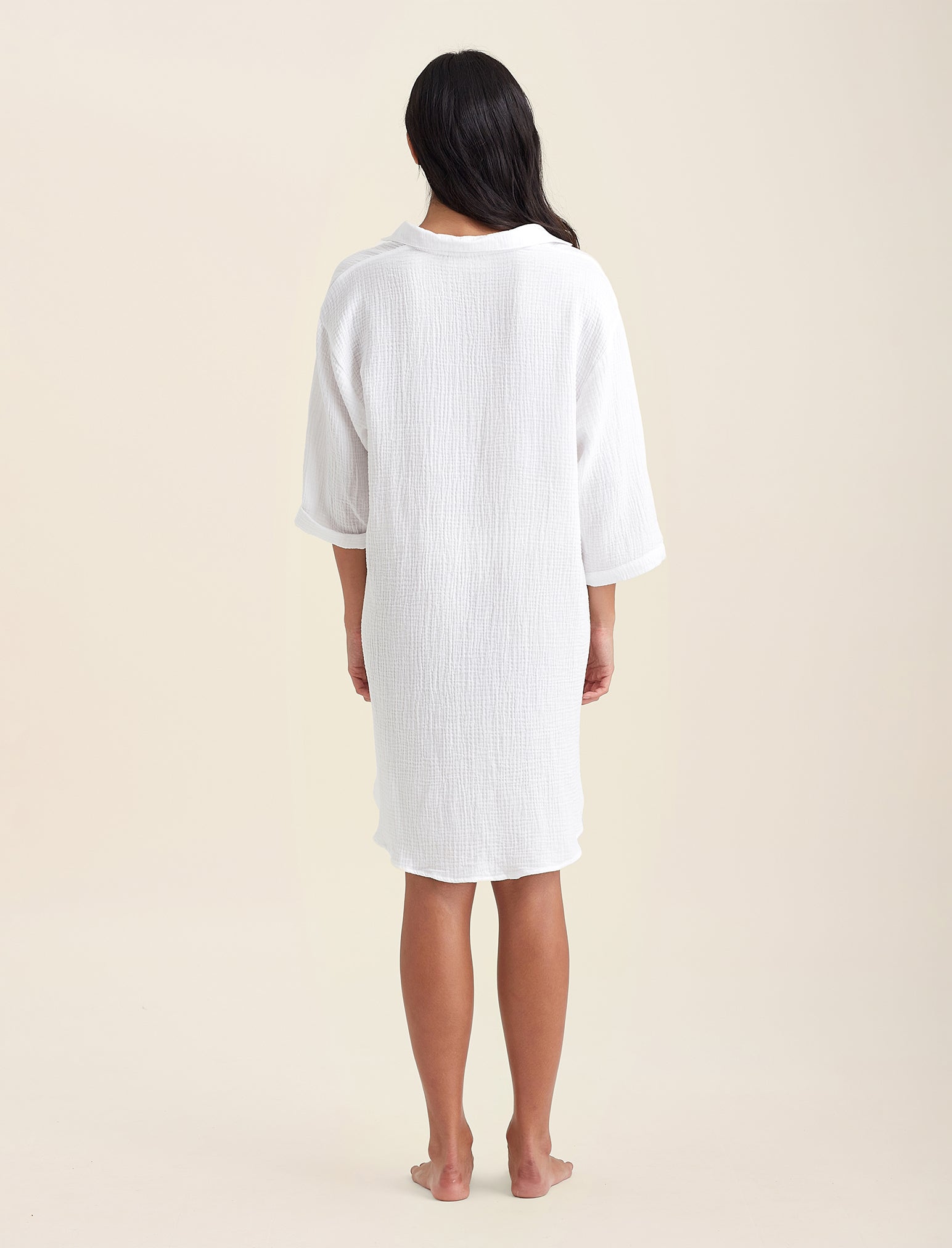 Ashley Textured Cotton Nightshirt