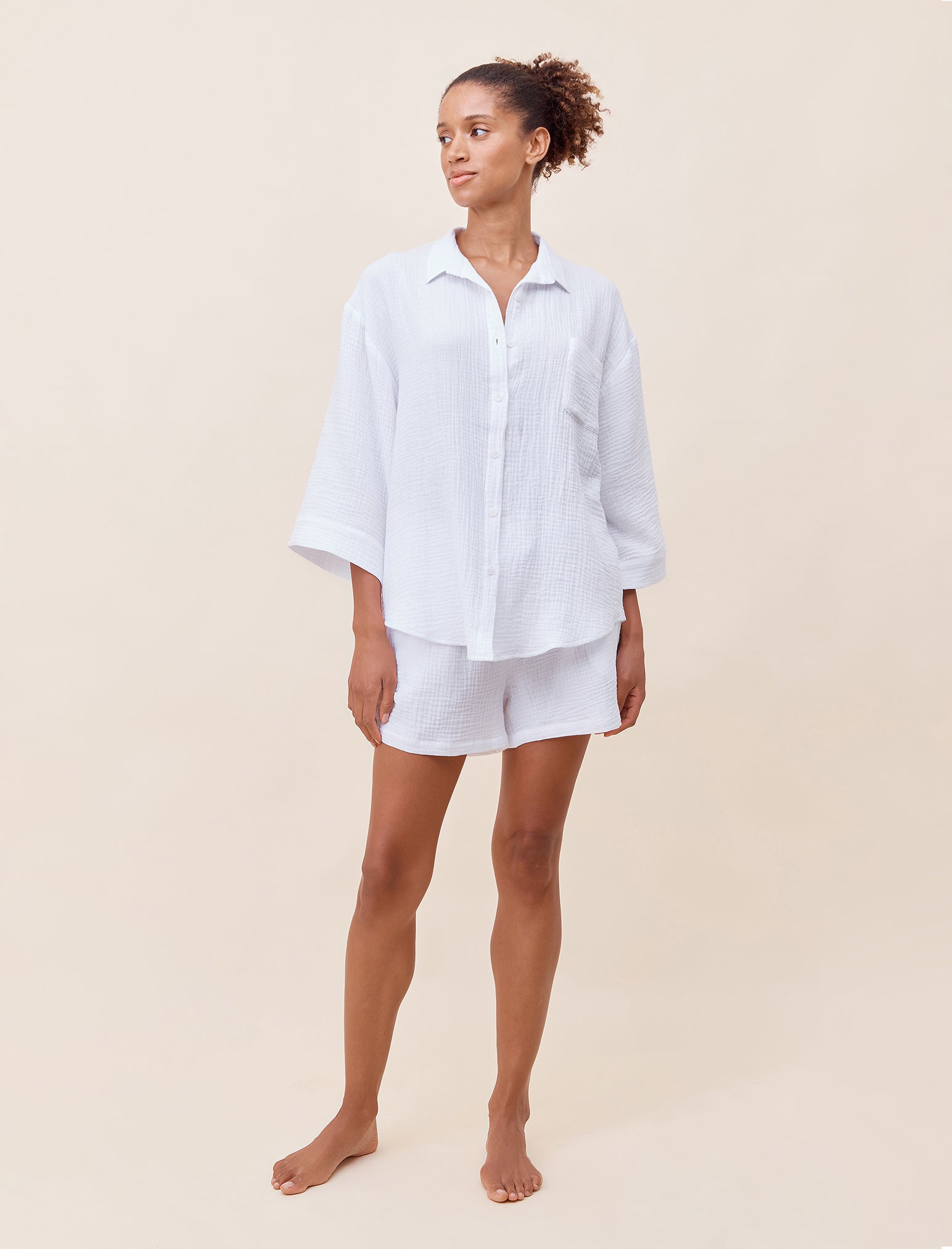 Ashley Textured Oversized Shirt