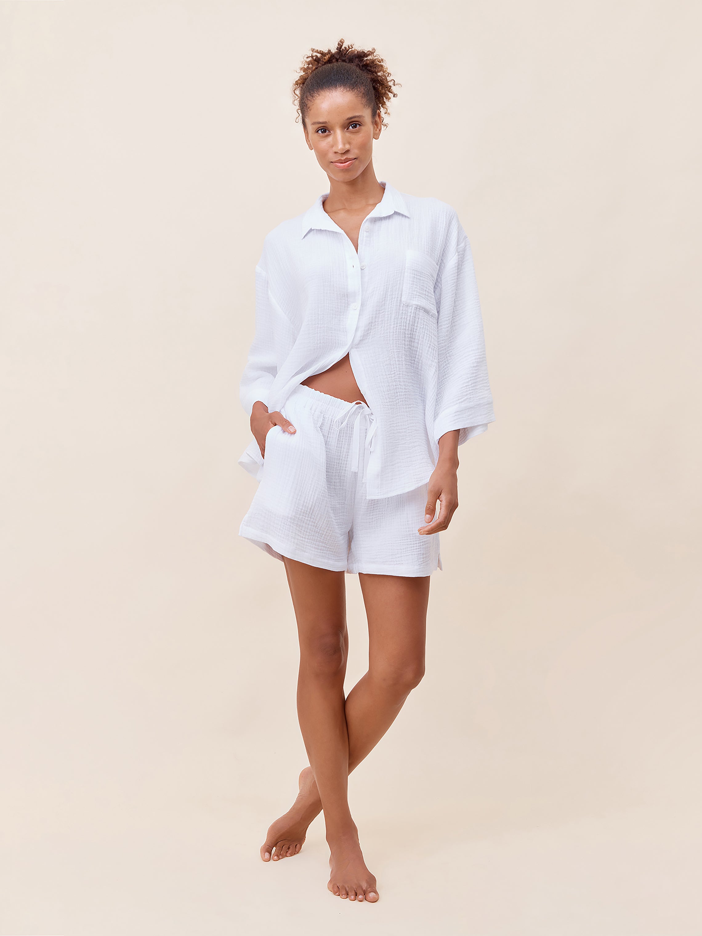 Ashley Textured Oversized Shirt