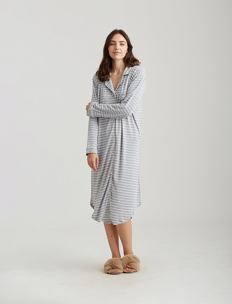 Kate Modal Soft Midi Nightshirt