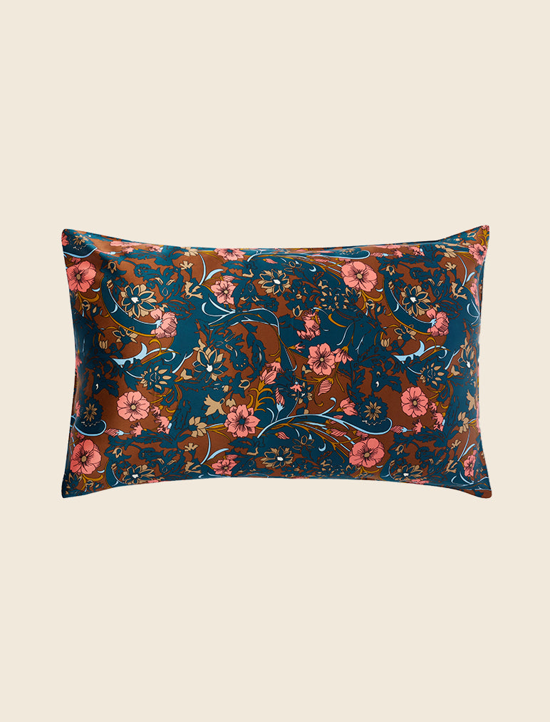 Karen Walker '60s Floral Silk Pillow Slip