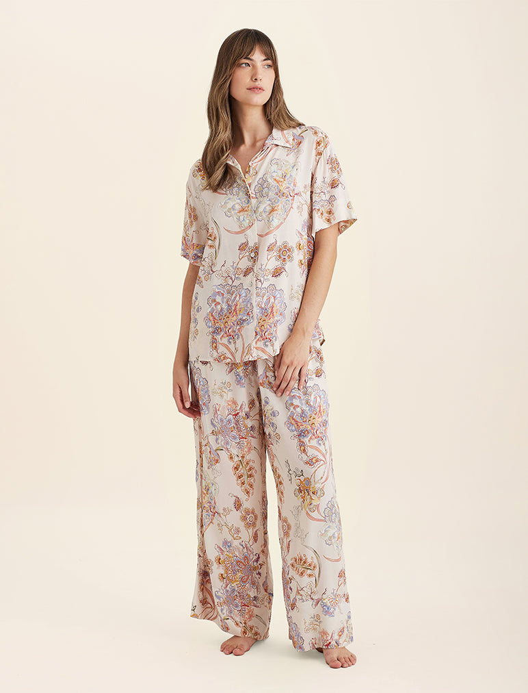 Coco Short Sleeve Full Length PJ Set