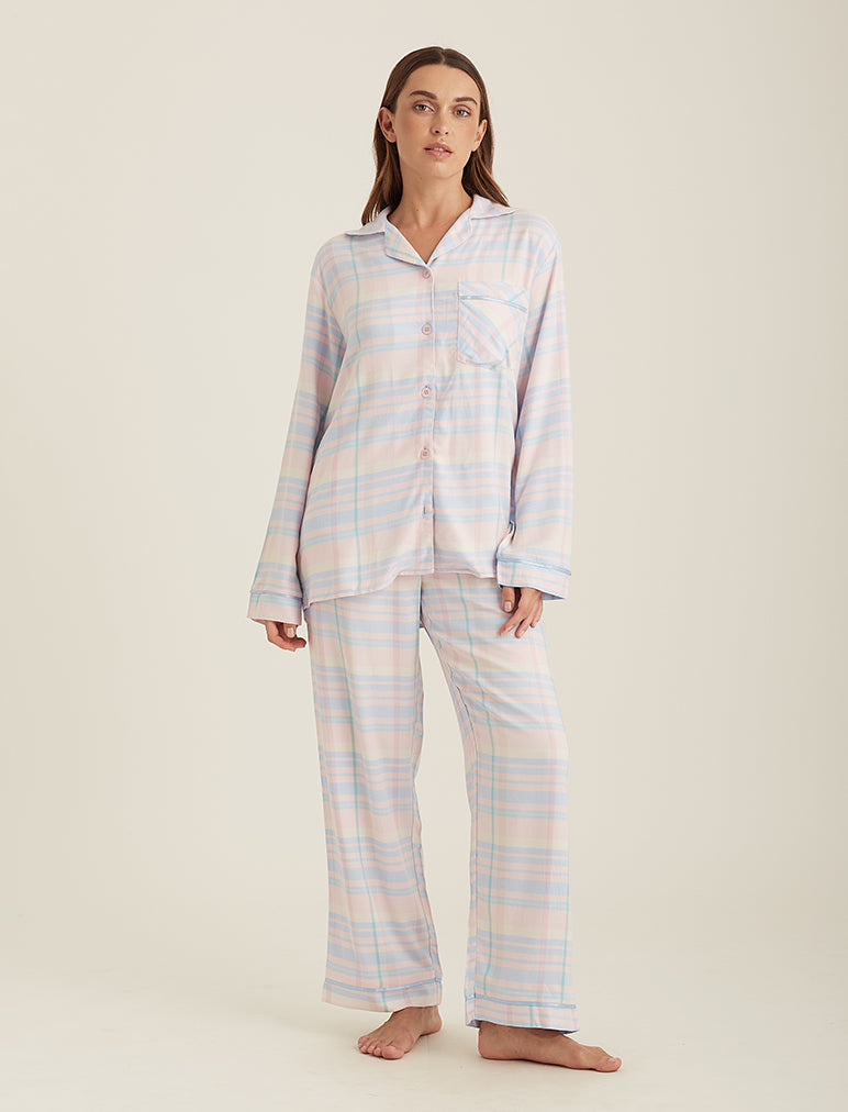 Comfy Plaid Full Length PJ