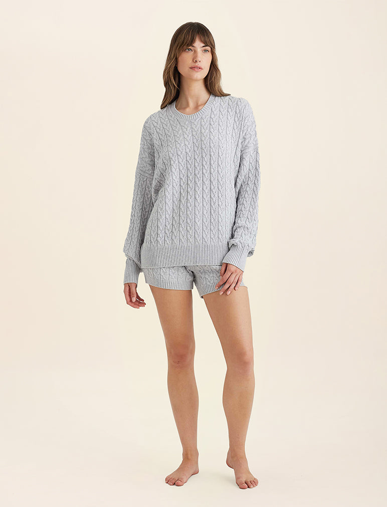 Cosy Cable Cotton Cashmere Jumper