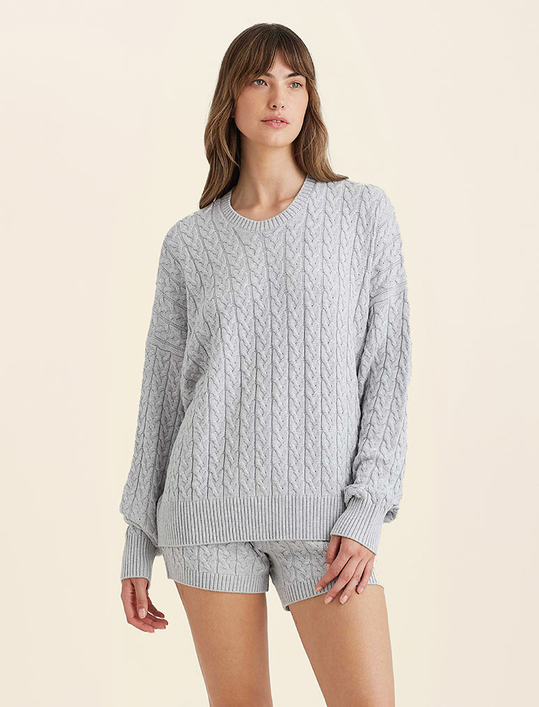 Cosy Cable Cotton Cashmere Jumper