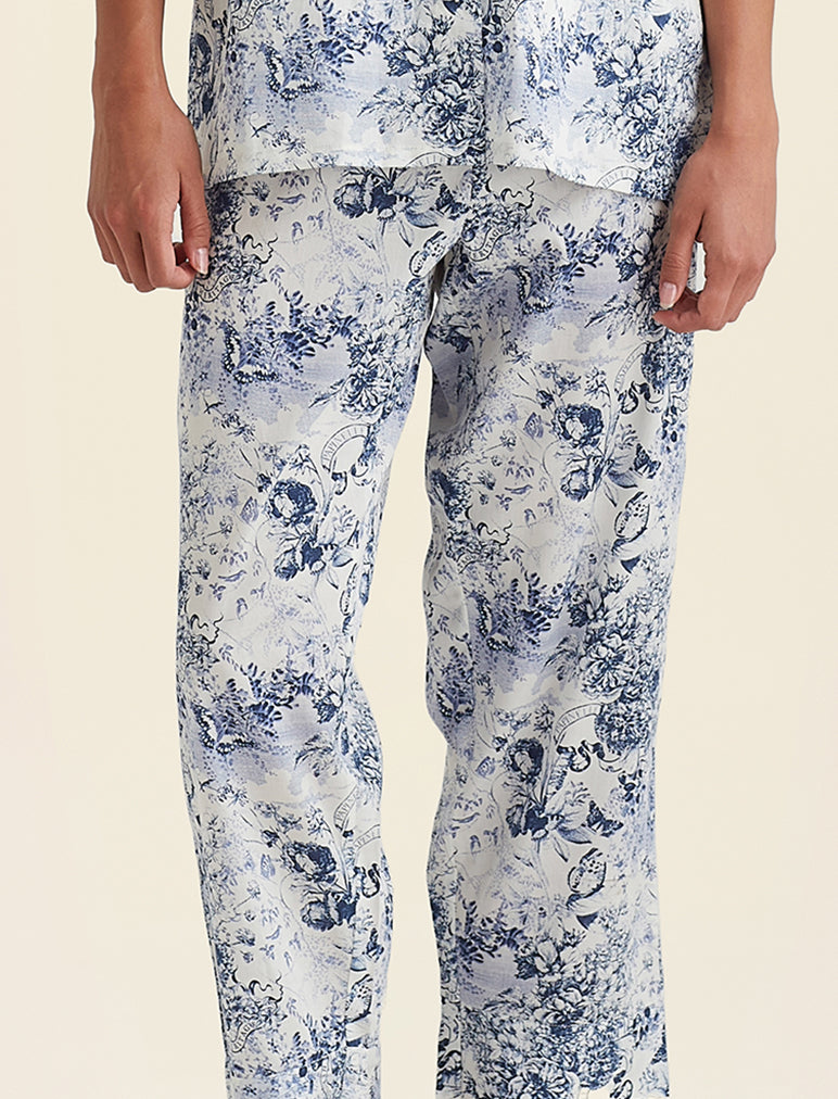 Toile De Jouy Crop PJ Set