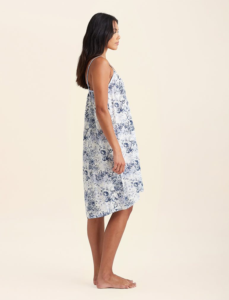 Toile De Jouy Strappy Nightie