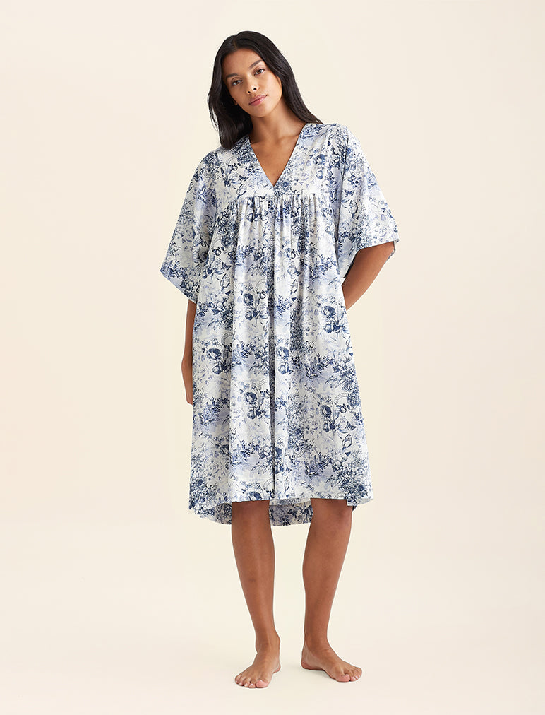 Toile De Jouy Kaftan Nightie