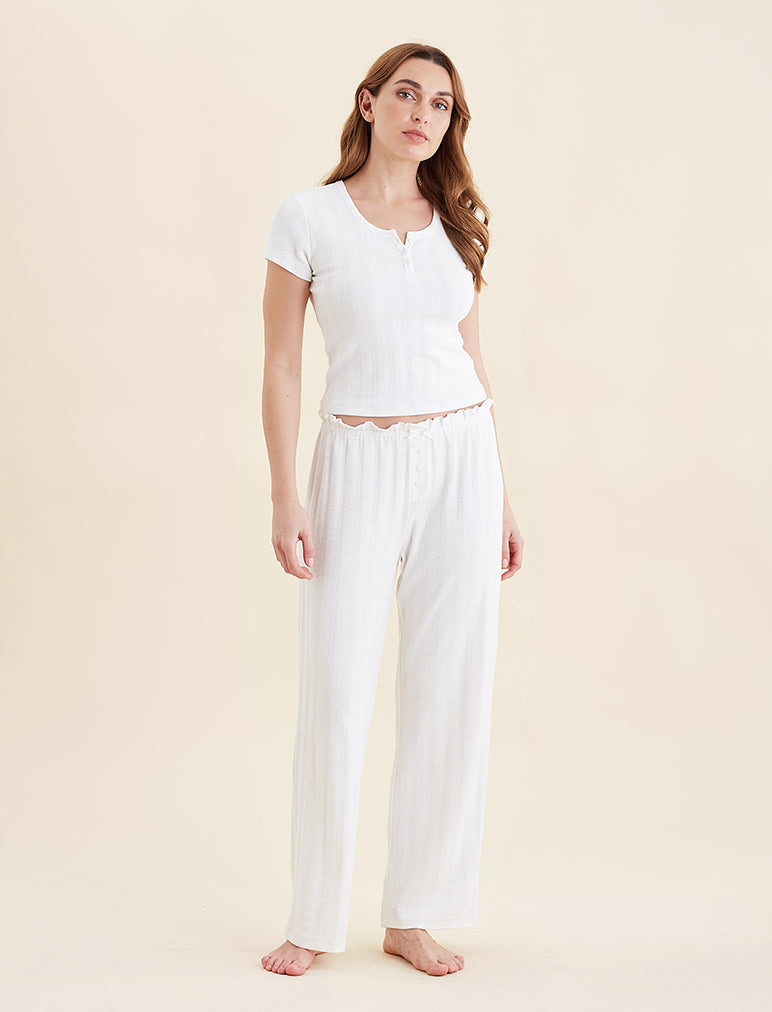 Pippa Pointelle Full Length Pant