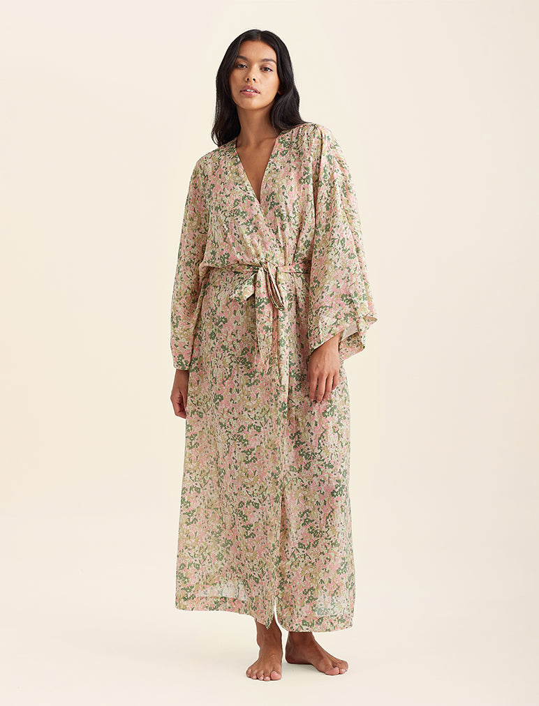 Adeline Kimono Maxi Robe