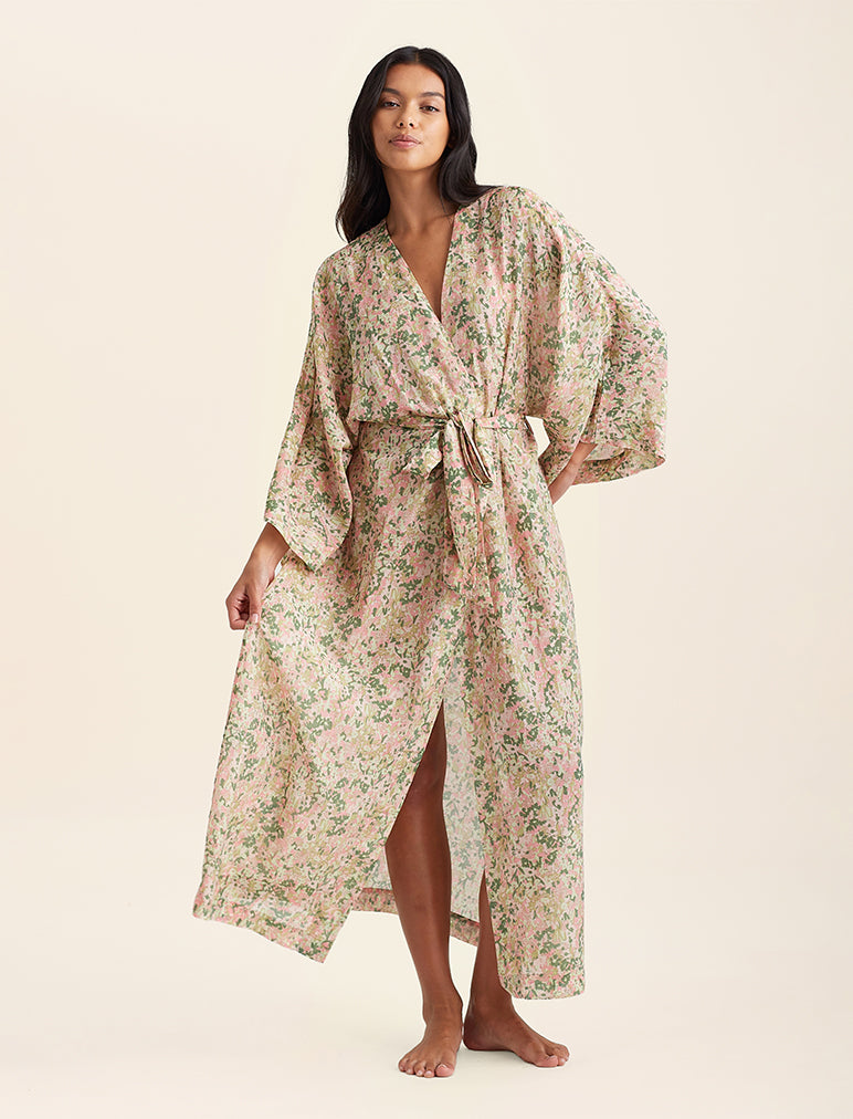 Adeline Kimono Maxi Robe