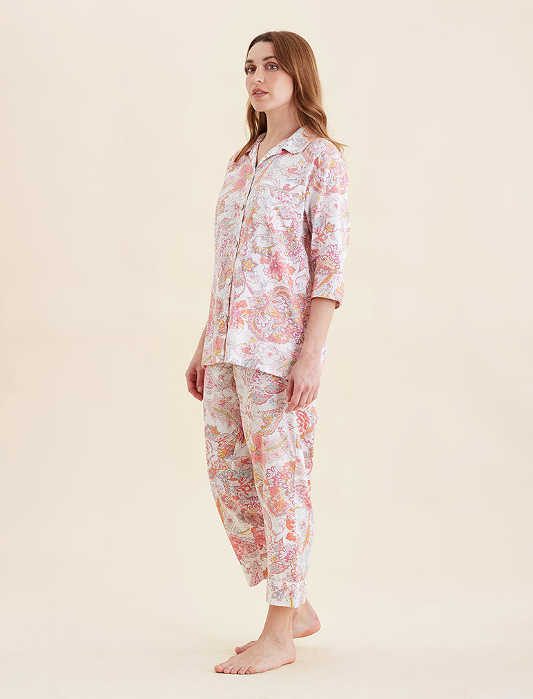 Ella Crop PJ Set with Eye Mask