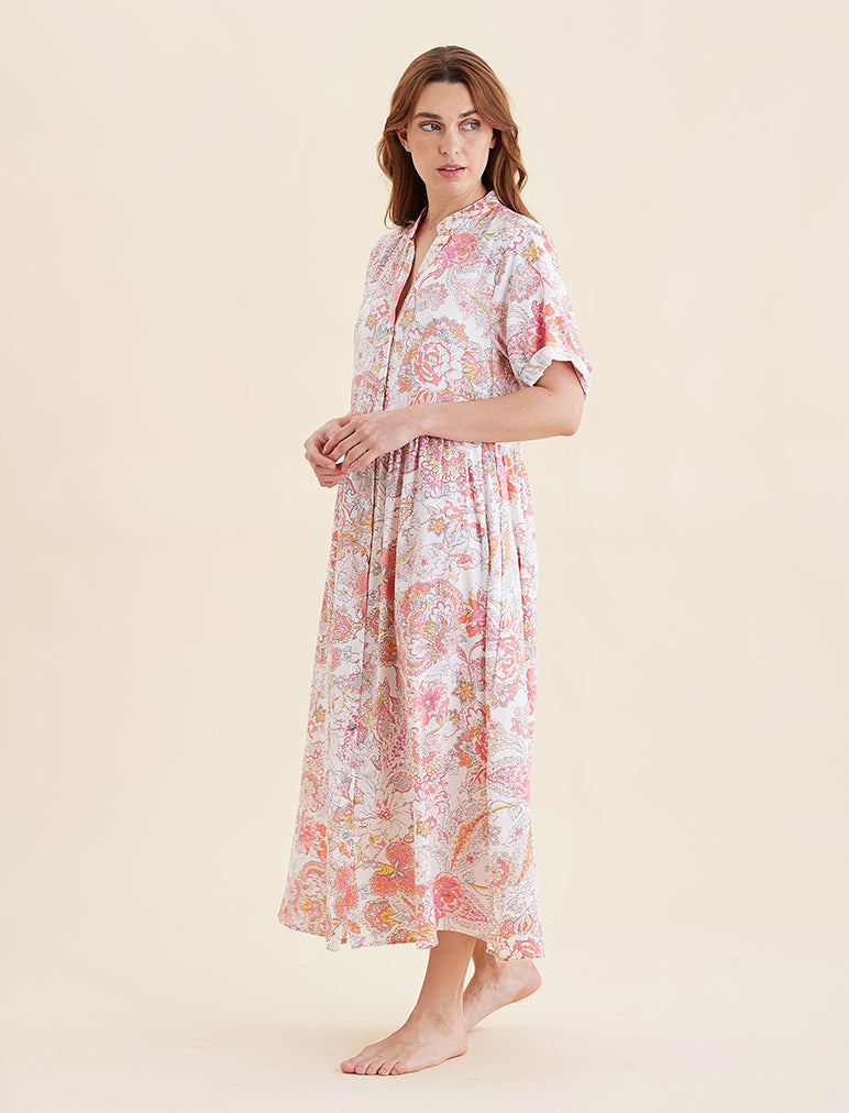 Ella Short Sleeve Maxi Nightdress