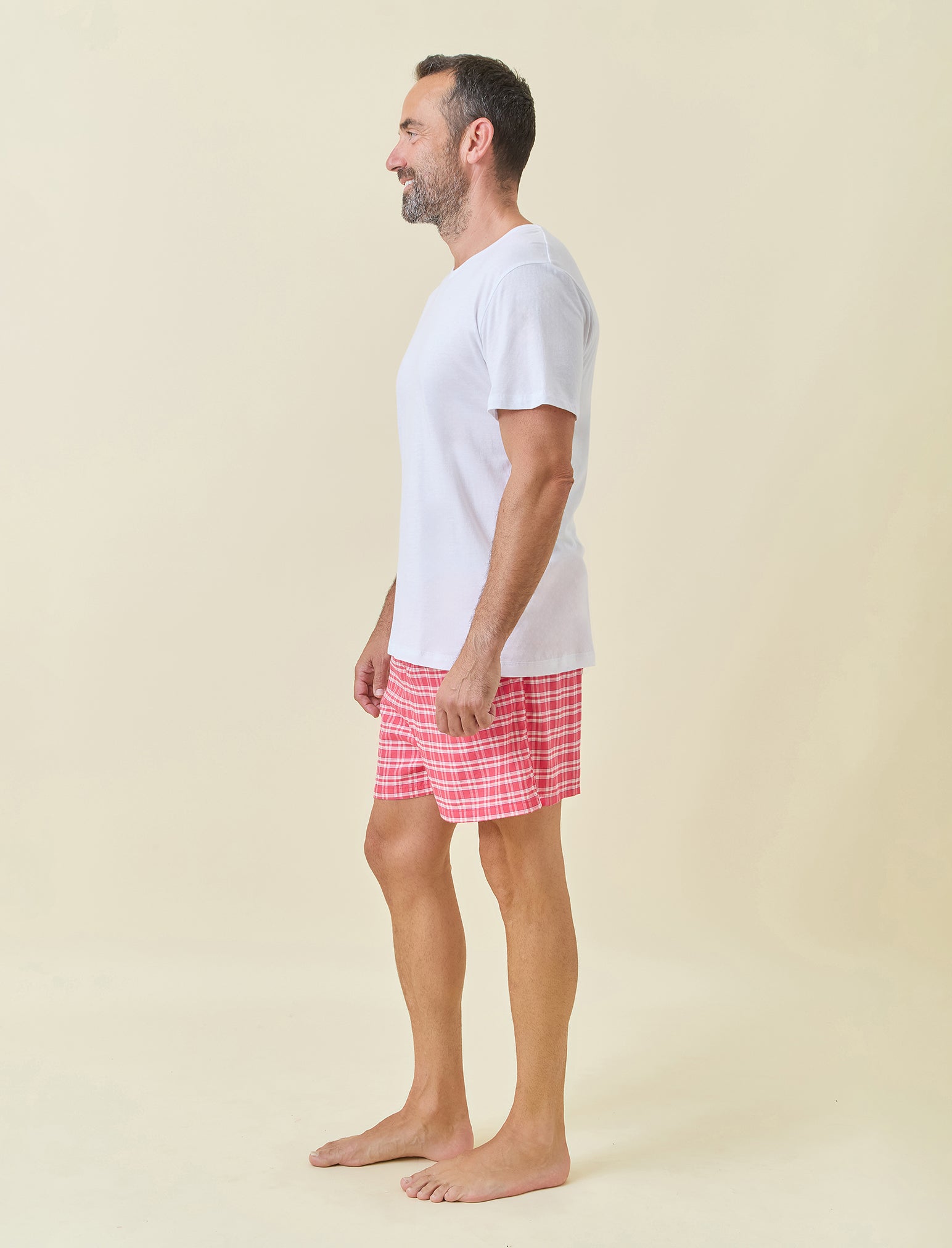 Holiday Plaid Unisex PJ Boxer Set