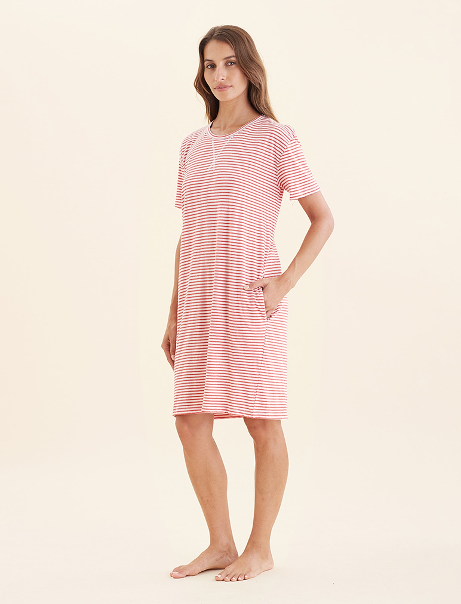 Jada Organic Cotton Knit Midi Nightie