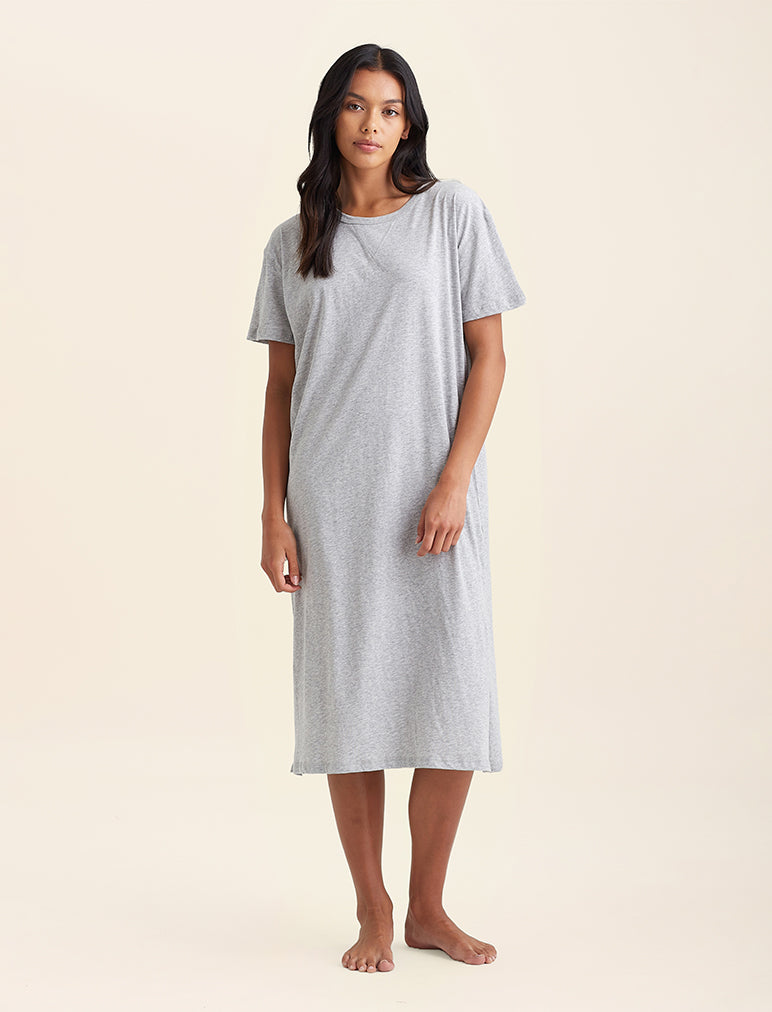 Jada Organic Cotton Knit Midi Nightie