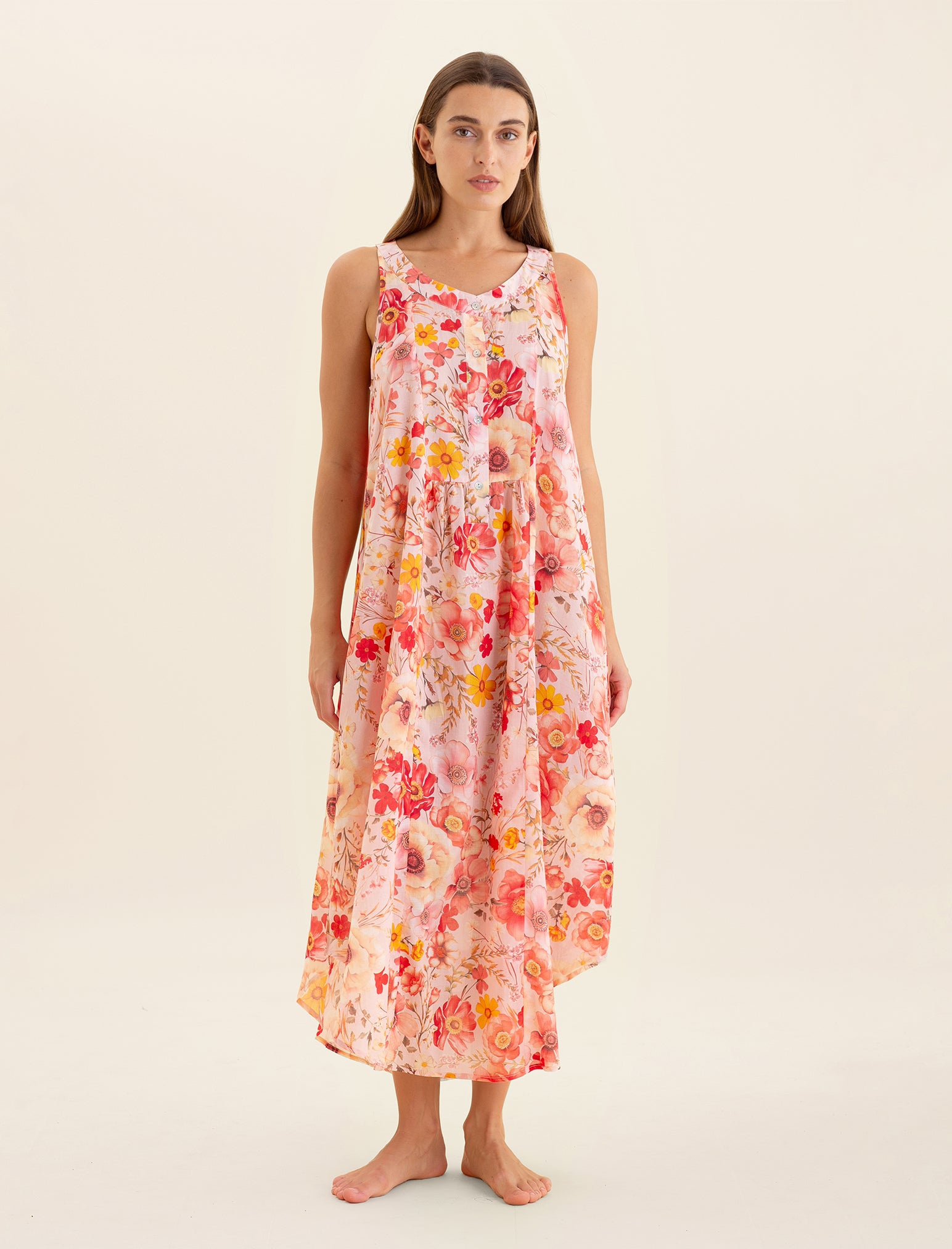 Lexi Panel Front Maxi Nightie