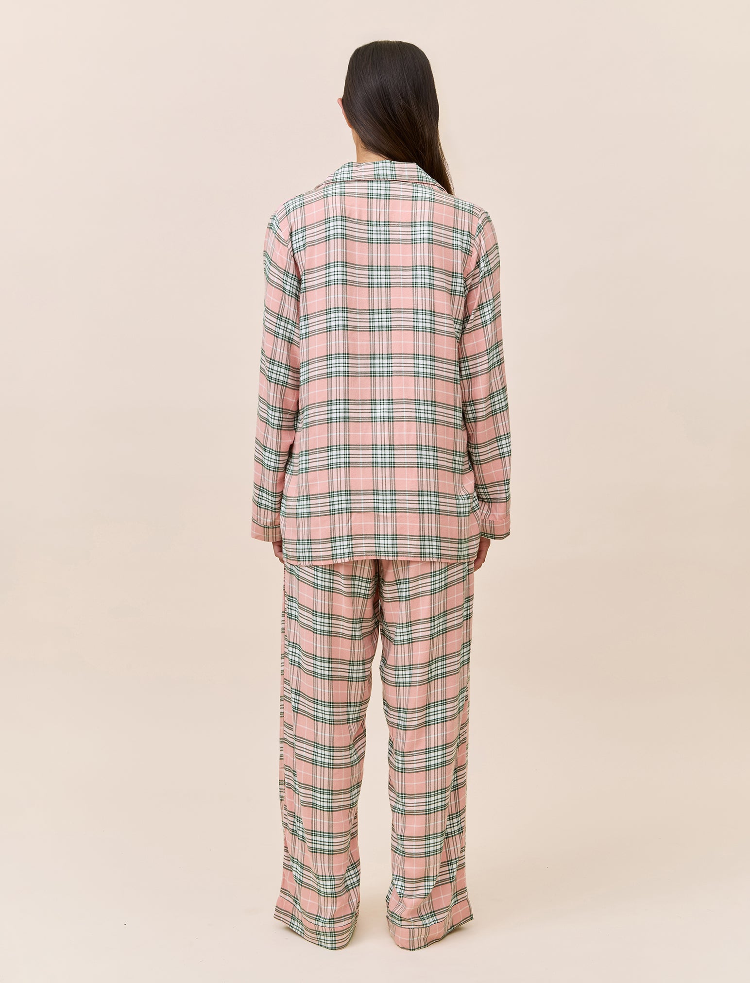 Comfy Plaid Full Length PJ Set