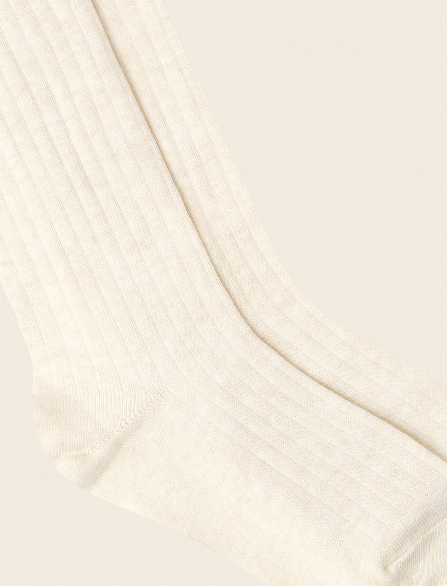 Organic Cotton Rib Socks