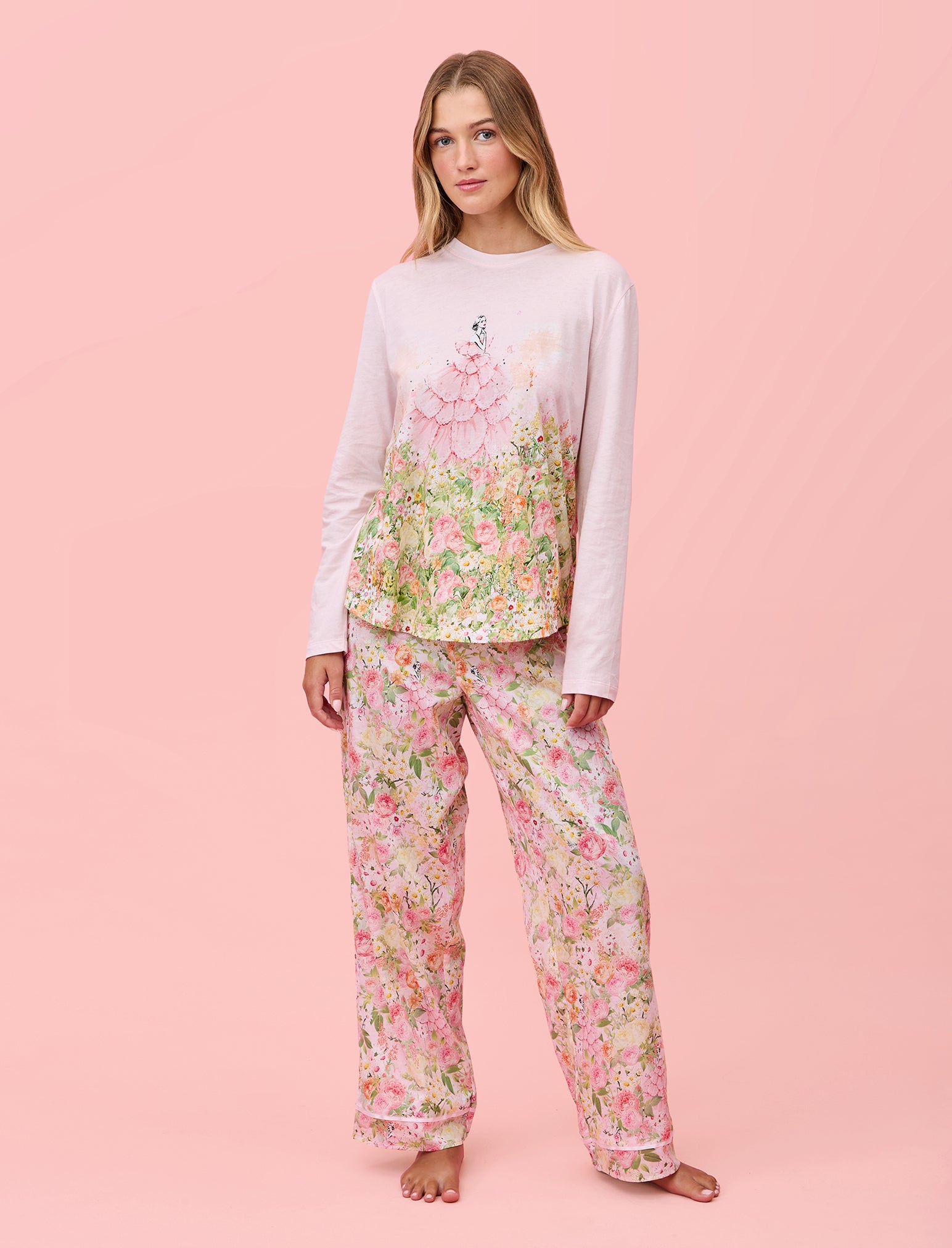 Secret Garden FL Pant and Organic Cotton LS Top