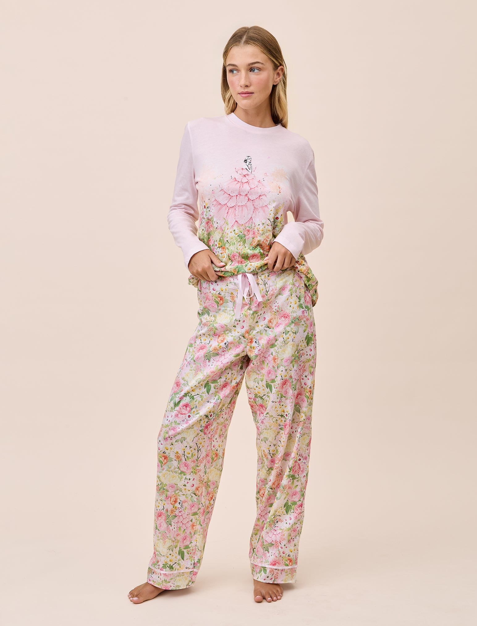 Secret Garden FL Pant and Organic Cotton LS Top