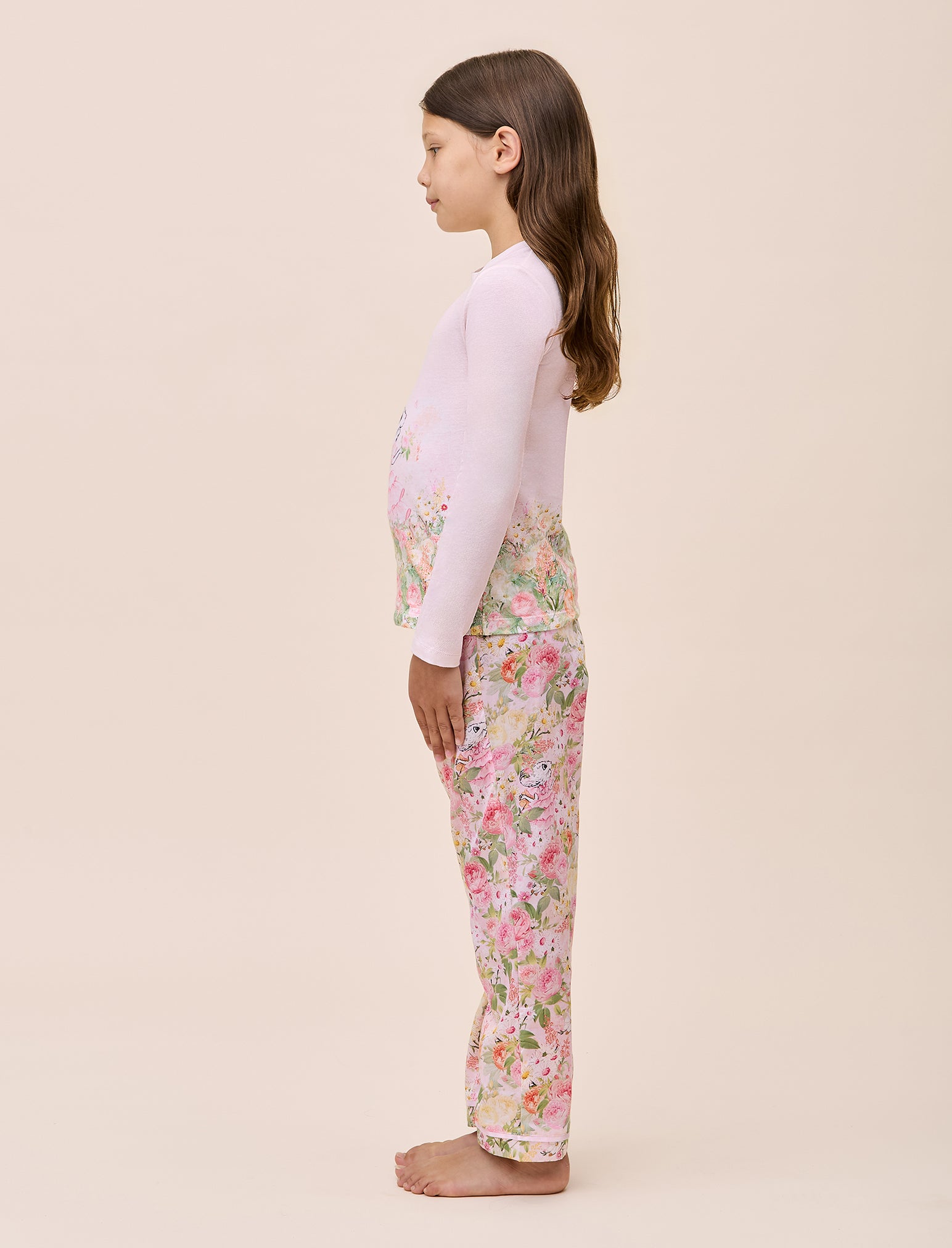 Claris Secret Garden Kids  Pant and Organic Cotton Top