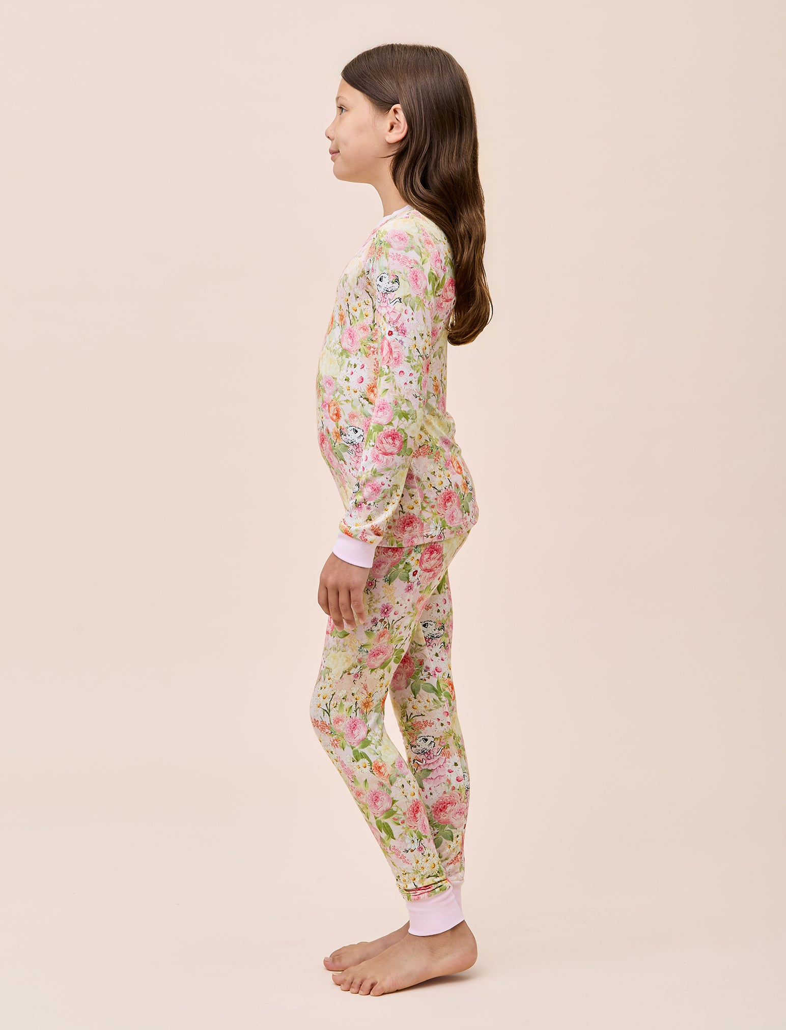 Claris Secret Garden Kids Modal Soft PJ Set