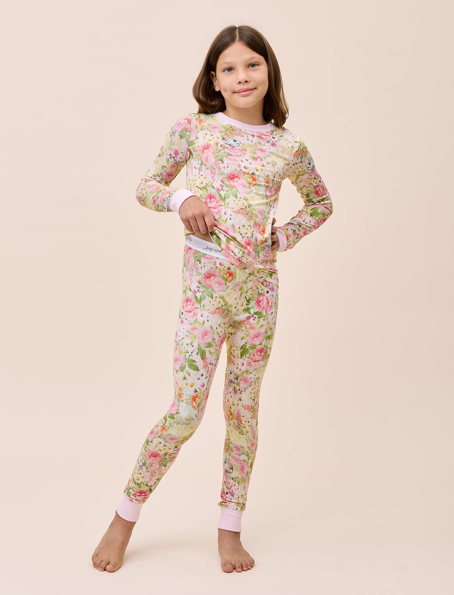 Claris Secret Garden Kids Modal Soft PJ Set